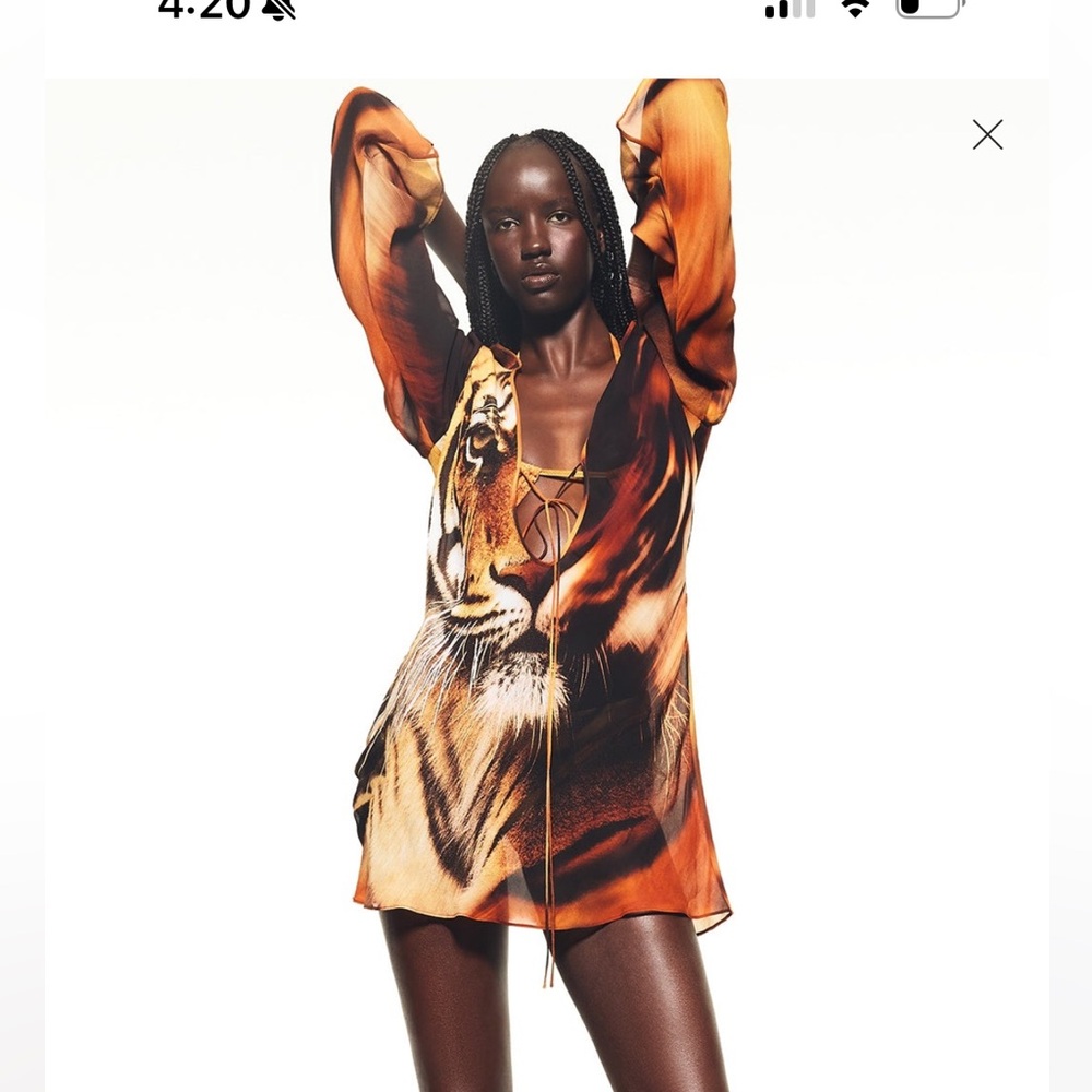 Skims x Roberto Cavalli Mini Dress - Picture 6 of 9